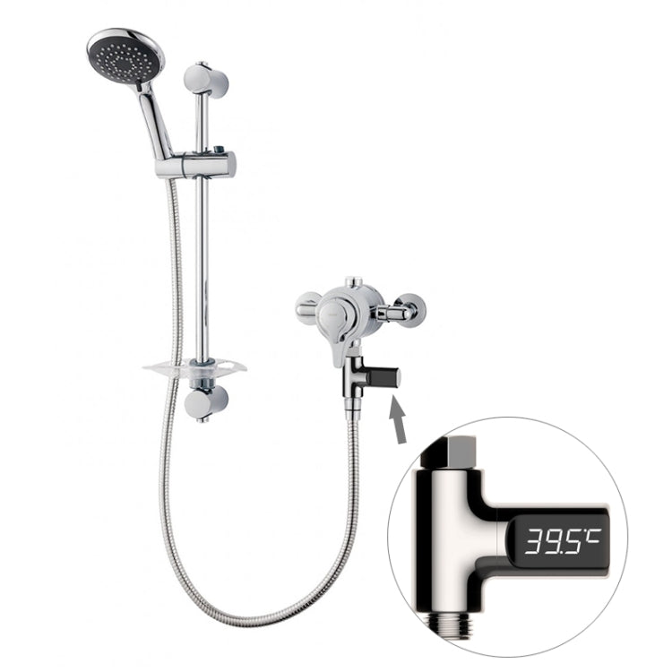 BD-LS-01 Baby Showering 360 Degree Rotatable LED Display Passive Water Thermometer, First Generation – Durable Build, Easy to Use