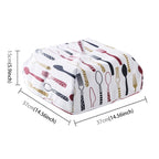 Foldable Thickened Aluminum Foil Food Heat Preservation Cover, Size: L (37 x 37 x 15cm), Size: L Red