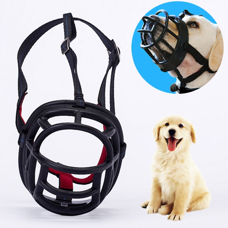 Dog Muzzle Prevent Biting Chewing and Barking Allows Drinking and Panting, Size: 8.2*7.6*10.4cm, Size: 8.2*7.6*10.4cm Size: 8.2*7.6*10.4cm