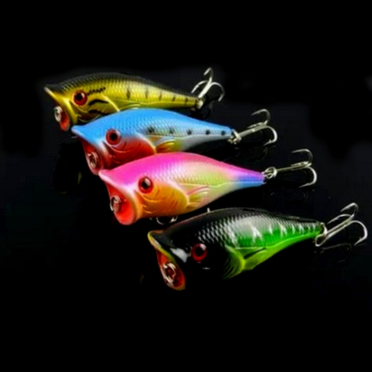 HENGJIA Plastic Artificial Fishing Lures Popper Bionic Fishing Bait with Hooks, Length: 6.5 cm, Random Color Delivery, Length: 6.5 cm Length: 6.5 cm