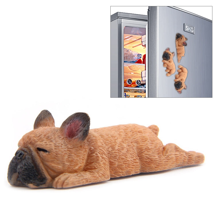 Home Decoration Lovely Rrunk on Sleep French Bulldog 3D Fridge Paste, NO Magnetic, French Bulldog NO Magnetic – Magnetic French Bulldog NO Magnetic