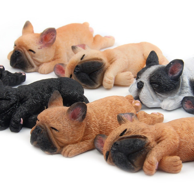 Home Decoration Lovely Rrunk on Sleep French Bulldog 3D Fridge Paste, NO Magnetic, French Bulldog NO Magnetic – Magnetic