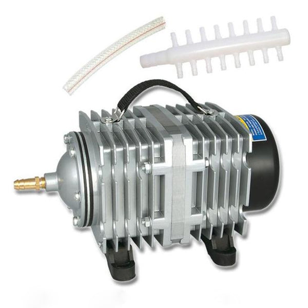 ACO-012 320W 143L/Min Electromagnetic Air Pump Compressor Seafood Fish Tank Increase Oxygen Air Flow Spliter, US Plug, ACO-012 ACO-012