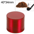 Mini 4-layer 40mm Zinc Alloy Herb Tobacco Cigarette Grinder Red