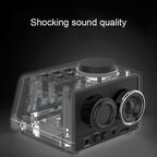 K11 Bluetooth Alarm Clock Speaker Creative Digital Music Clock Display Radio with Dual USB Interface, Support U Disk / TF Card / FM / AUX, EU Plug, EU Plug(Black), EU Plug(White)