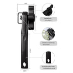 LsCook Stainless Steel Cutter Head Single Handle Side Can Opener (Black), Single Handle