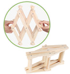 10 Bottles Racks Foldable Wine Stand Wooden Wine Holder Kitchen Bar Display Shelf, 10 Bottles – Durable Build, Easy to Use
