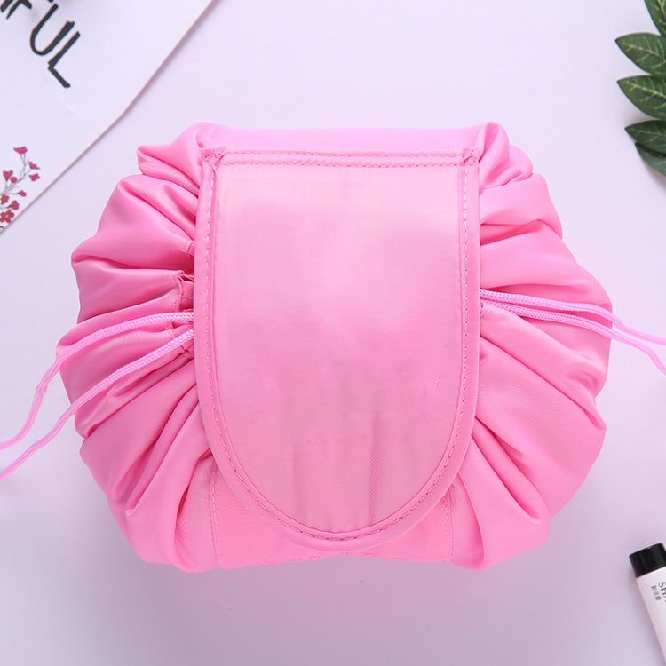 Travel Large Volume Drawstring Bag Cosmetic Sundries Storage Bag, Light Grey, Light Pink, Mint Green, Navy Blue, Red, Black, Pink – Waterproof, Wear-resistant Pink Pink