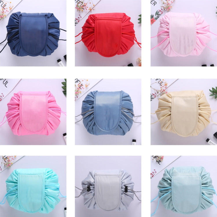 Travel Large Volume Drawstring Bag Cosmetic Sundries Storage Bag, Light Grey, Light Pink, Mint Green, Navy Blue, Red, Black, Pink – Waterproof, Wear-resistant