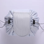 Travel Large Volume Drawstring Bag Cosmetic Sundries Storage Bag, Light Grey, Light Pink, Mint Green, Navy Blue, Red, Black, Pink – Waterproof, Wear-resistant Light Grey Light Grey