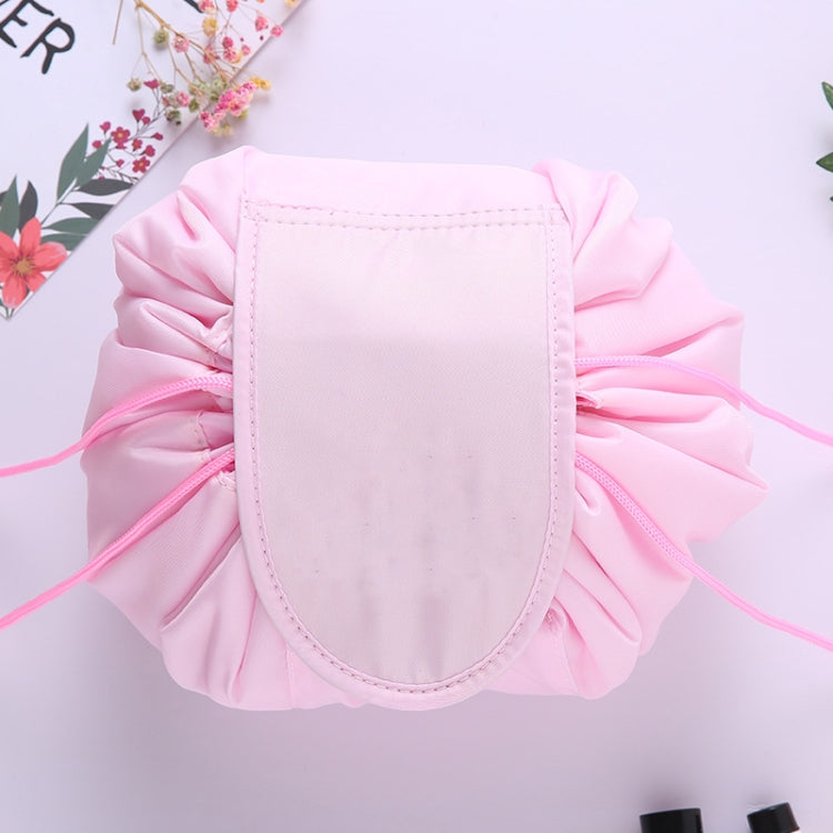 Travel Large Volume Drawstring Bag Cosmetic Sundries Storage Bag, Light Grey, Light Pink, Mint Green, Navy Blue, Red, Black, Pink – Waterproof, Wear-resistant Light Pink Light Pink
