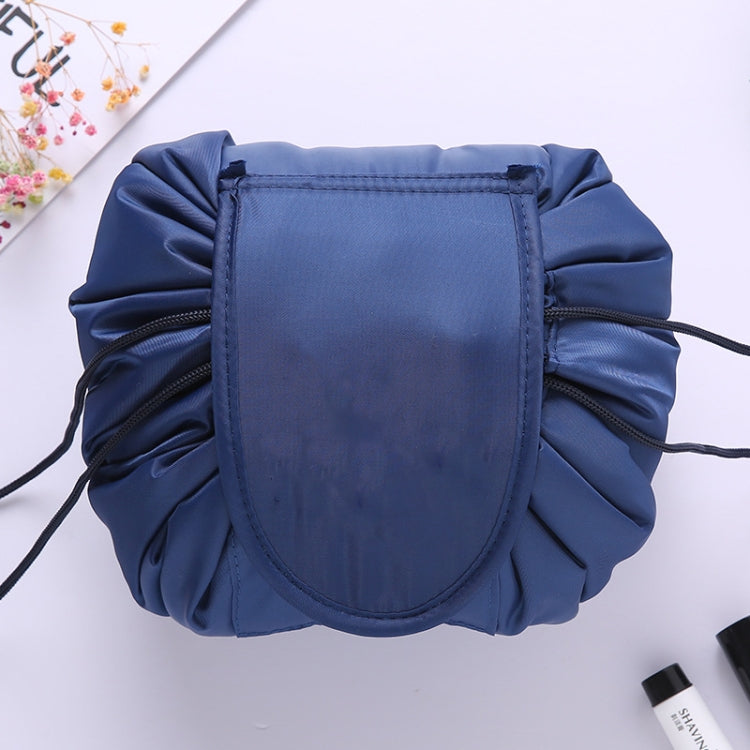 Travel Large Volume Drawstring Bag Cosmetic Sundries Storage Bag, Light Grey, Light Pink, Mint Green, Navy Blue, Red, Black, Pink – Waterproof, Wear-resistant Navy Blue Navy Blue
