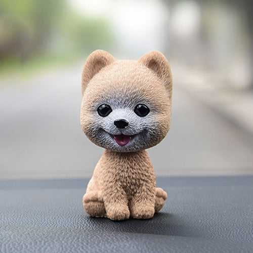 Shaking Head Dog Car Ornaments Resins Lovely Cartoon Dog New Year Gifts with Double-sided Adhesive Tape, Bulldog Cartoon Dog, Husky Dog Cartoon Dog, Corgi Dog Cartoon Dog, White Teddy Cartoon Dog, Brown Teddy Cartoon Dog, Yellow Teddy Cartoon Dog... –... Pomeranian Cartoon Dog Pomeranian Cartoon Dog
