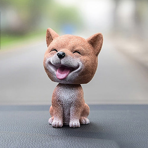 Shaking Head Dog Car Ornaments Resins Lovely Cartoon Dog New Year Gifts with Double-sided Adhesive Tape, Bulldog Cartoon Dog, Husky Dog Cartoon Dog, Corgi Dog Cartoon Dog, White Teddy Cartoon Dog, Brown Teddy Cartoon Dog, Yellow Teddy Cartoon Dog... –... Inu Cartoon Dog Inu Cartoon Dog