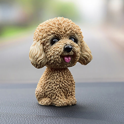 Shaking Head Dog Car Ornaments Resins Lovely Cartoon Dog New Year Gifts with Double-sided Adhesive Tape, Bulldog Cartoon Dog, Husky Dog Cartoon Dog, Corgi Dog Cartoon Dog, White Teddy Cartoon Dog, Brown Teddy Cartoon Dog, Yellow Teddy Cartoon Dog... –... Yellow Teddy Cartoon Dog Yellow Teddy Cartoon Dog