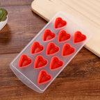 Love Shaped Silicon Ice Cube Tray / Ice Mold Random Color, Love Shaped Love Shaped