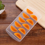 Orange Shaped Silicon Ice Cube Tray / Ice Mold Random Color, Orange Shaped Orange Shaped