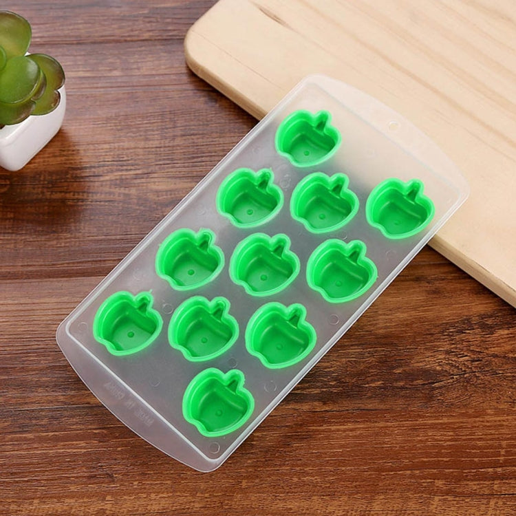 Apple Shaped Silicon Ice Cube Tray / Ice Mold Random Color, Apple Shaped Apple Shaped