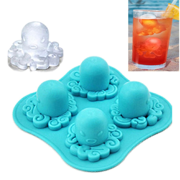 Adorable Octopus Mold Silicone Ice Cube Tools Ice Cream Cube Tray / Ice Mold, Octopus Shape Octopus Shape