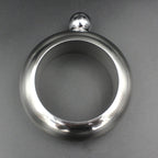 Fashion Creative 100ML Thickened Stainless Steel Bracelet Jug 3.5 Oz, Silver
