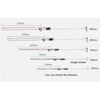 Telescopic Rail Pull-Out Wardrobe Clothes Hanger(25cm), 25cm