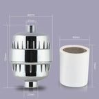 Bath Water Purifier Shower Faucet Chlorine Filter, Interface: 2.1cm / 2.7cm, 2.1cm / 2.7cm Faucet Filter
