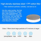 Bath Water Purifier Shower Faucet Chlorine Filter, Interface: 2.1cm / 2.7cm, 2.1cm / 2.7cm Faucet Filter