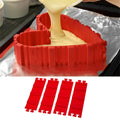 Silicone Cake Mold Baking Tools DIY Multi-shape Cake Mold Kitchen Accessories,4 PCS DIY Cake Mold, 4 PCS DIY Cake Mold 4 PCS DIY Cake Mold