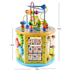Multi-functional Wooden Gaming Treasure Box Toy, Multi-functional