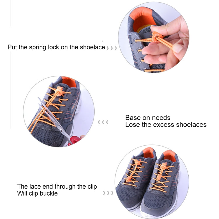 AONIJIE Unisex Adjustable Elastic Reflective Sports Lace Quick Lock Shoelace – Durable Build, Easy to Use