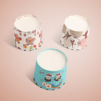 24pcs / Pack Round Lamination Cake Cup Muffin Cases Chocolate Cupcake Liner Baking Cup, Size: 7 x 6 x 5.5cm, Random Color Delivery, 6.8 x 5 x 3.9cm