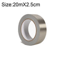 Plain Weave Double-sided Conductive Cloth Adhesive Cloth Single Sided Adhesive EMI Shielding Button Repairs, Size: 20m x 2.5cm, Size: 20m x 2.5cm Size: 20m x 2.5cm