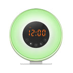 Multi-function Led Touch Intelligent Wake-up Light Alarm Clock with FM Radio, USB