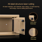 Deli Home Office Hotel Mini Electronic Security Lock Box Wall Cabinet Safety Box