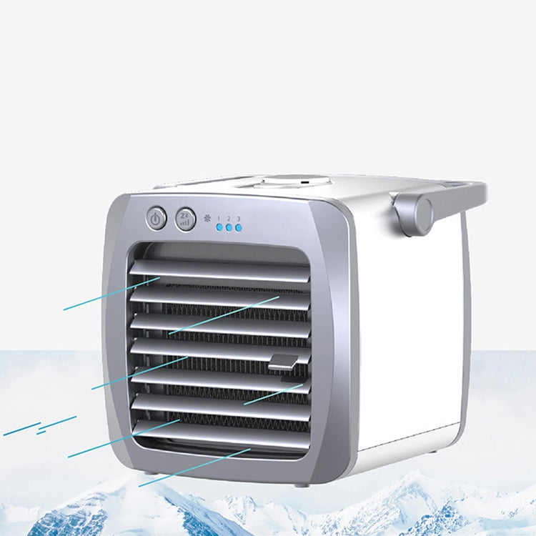 Mini Portable Household USB Refrigeration Air Conditioning Fan Air Cooler 14.5x13x12.5cm