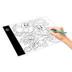 A5 Size Ultra-thin USB Three Level of Brightness Dimmable Acrylic Copy Boards Anime Sketch Drawing Sketchpad, with USB Cable & Plug, A5 with USB Cable & Plug A5 with USB Cable & Plug