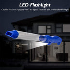 SK818 USB Charging Insects Bugs Suction Traps Electric Pest Spider Catcher with LED Light, SK818 Blue