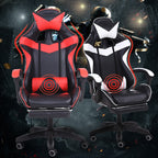 Computer Office Chair Home Gaming Chair Lifted Rotating Lounge Chair with Footrest / Nylon Feet, With Footrest / Nylon Feet (Green), With Footrest / Nylon Feet (Gold), With Footrest / Nylon Feet (Blue)