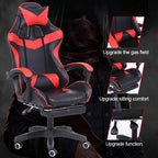 Computer Office Chair Home Gaming Chair Lifted Rotating Lounge Chair with Footrest / Nylon Feet, With Footrest / Nylon Feet (Green), With Footrest / Nylon Feet (Gold), With Footrest / Nylon Feet (Blue)