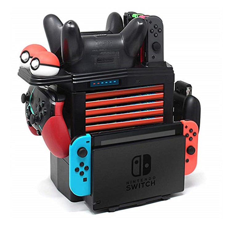 KJH Multi-function Bracket Handle Charging Base Receiving Frame for Nintendo Switch, KJH-SWITCH-27 KJH-SWITCH-27