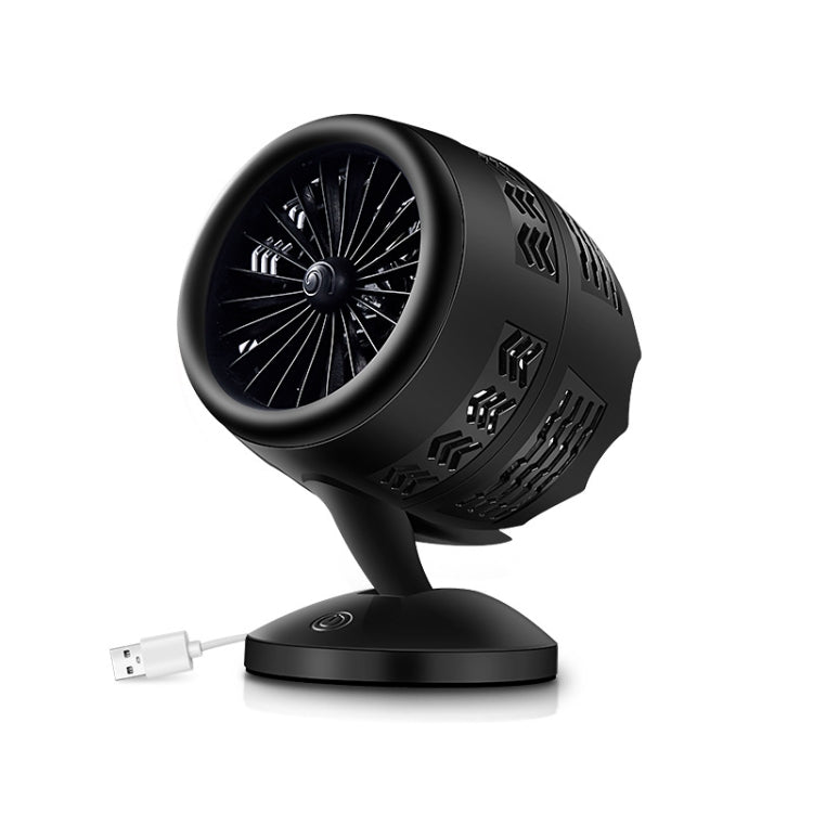Portable Adjustable Mini USB Charging Air Convection Cycle Desktop Electric Fan Air Cooler, Support 2 Speed Control – Touch Control