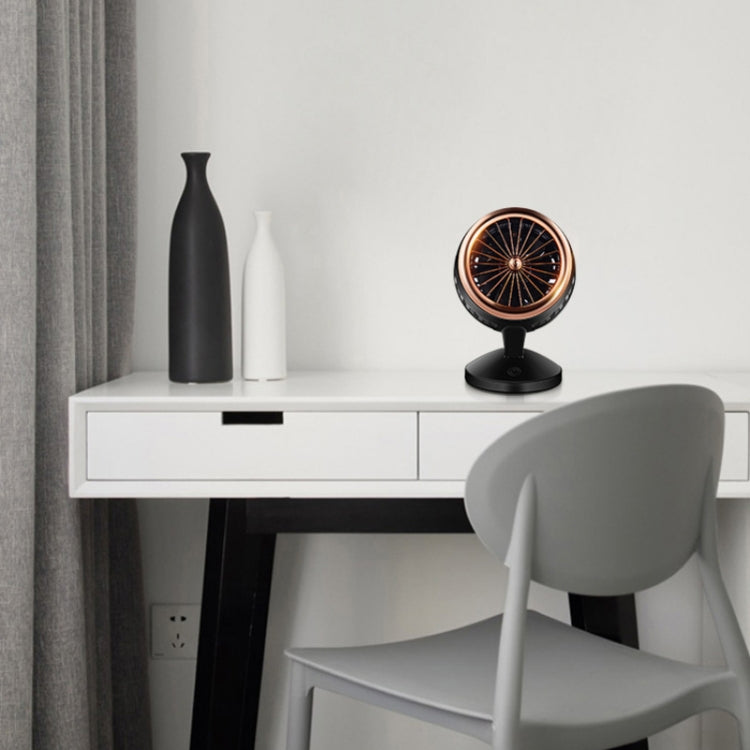 Portable Adjustable Mini USB Charging Air Convection Cycle Desktop Electric Fan Air Cooler, Support 2 Speed Control – Touch Control