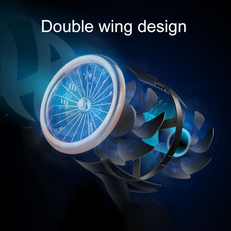 Portable Adjustable Mini USB Charging Air Convection Cycle Desktop Electric Fan Air Cooler, Support 2 Speed Control – Touch Control