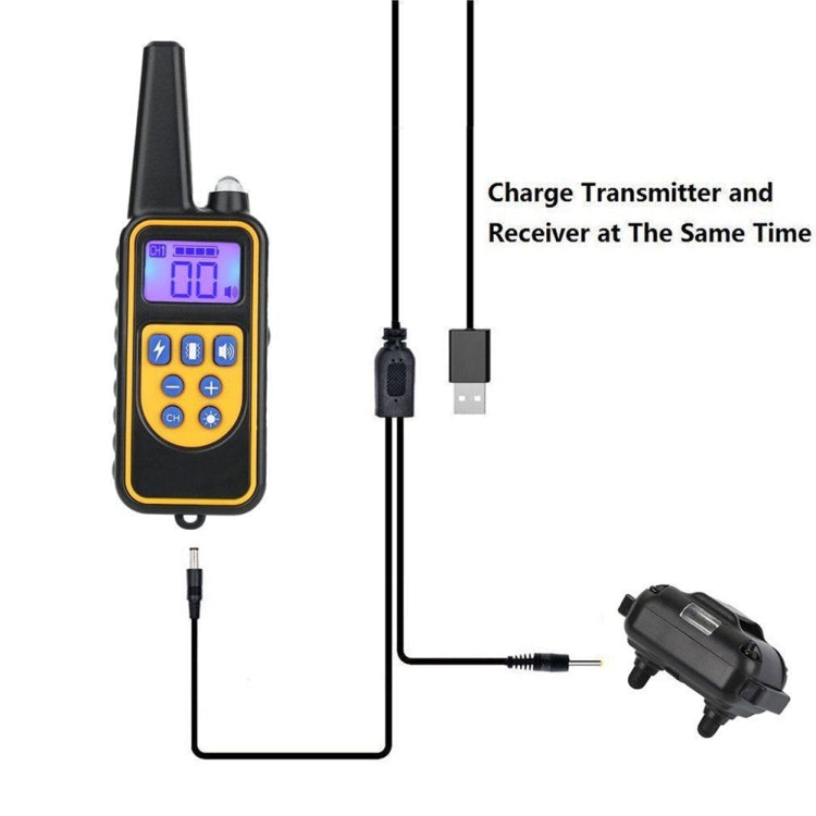 880-2 800 Yards Rechargeable Remote Control Collar Dog Training Device Anti Barking Device, 880-2 Black Black, 880-2 Black+Orange – Durable Build, Easy to Use