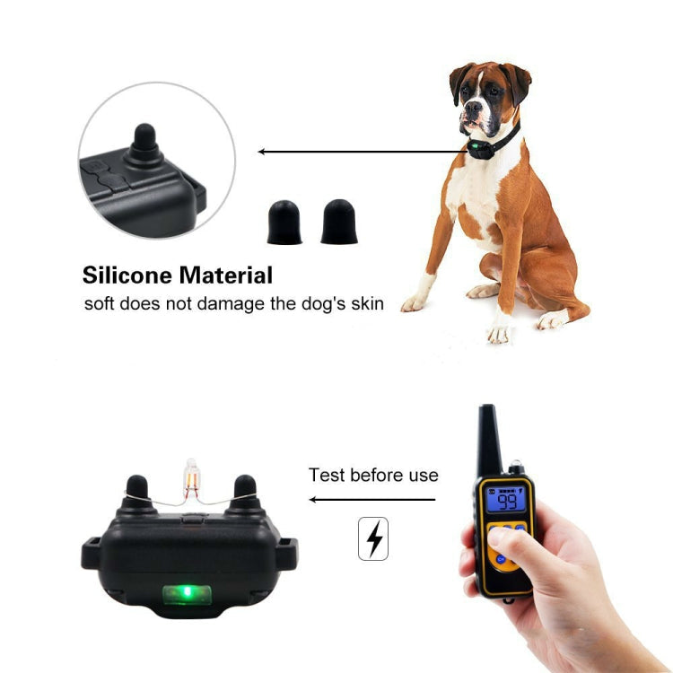 880-2 800 Yards Rechargeable Remote Control Collar Dog Training Device Anti Barking Device, 880-2 Black Black, 880-2 Black+Orange – Durable Build, Easy to Use
