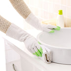 5 Pairs Sale Shark Housework Cleaning PVC Latex Gloves Waterproof Thicken Laundry Washing Gloves