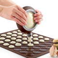 Kitchen Roast Large Size Silicone Pad + Framed Pot + Color Box Baking Macaron Mold Suit, Macaron Mold Suit Macaron Mold Suit