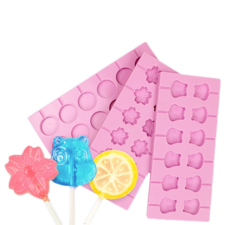 12-Capacity DIY Silicone Chocolate Molds(Lollipop Shape), Cow Shape, Lollipop Shape Cow Shape Cow Shape