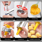 Multifunctional Household Cookie Biscuit Machine Tool Mold Decorating Mounted DIY Baking with 20 Moulds & 4 Nozzles, Multi-function silver