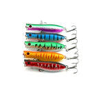 HENGJIA Artificial Fishing Lures Popper Bionic Fishing Bait with Hooks, Length: 6 cm, Random Color Delivery, Length: 6 cm